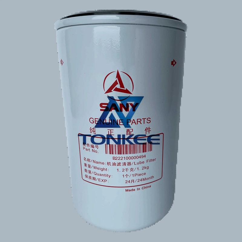 Shop SANY OIL FILTER (REPLACES 60333601) B222100000494 | Tonkee®