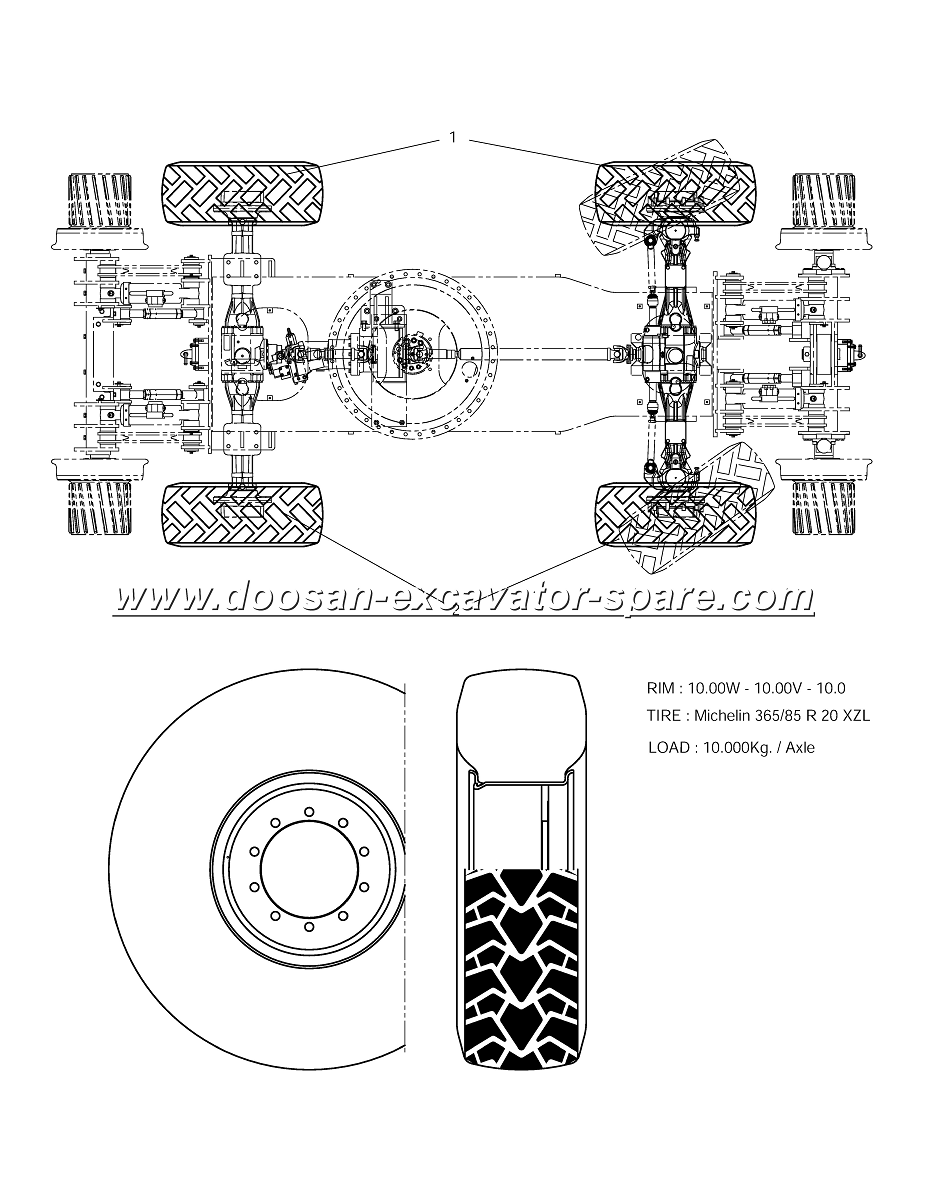 E140W-RW Assembly