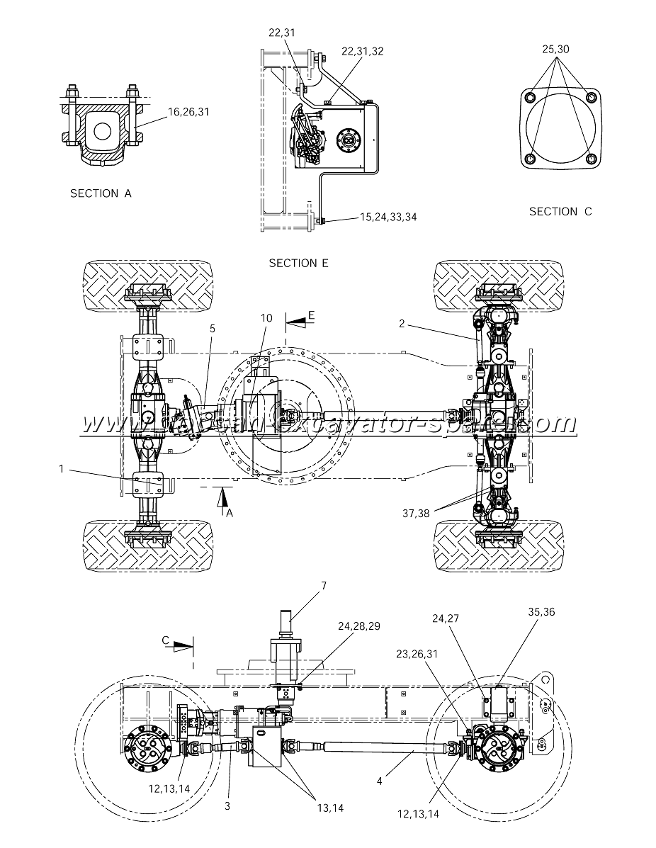 E140W-RW Assembly